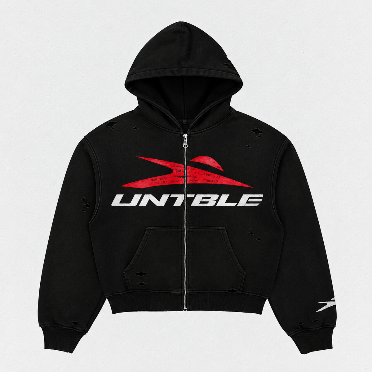 "UNTBLE" ZIP UP