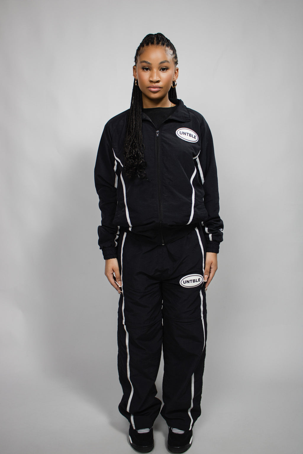 BLACK "UNTBLE" TRACKSUIT