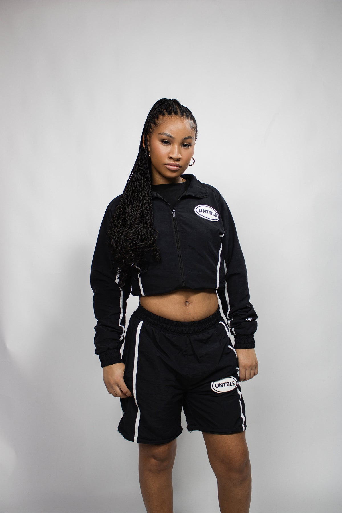 BLACK "UNTBLE" TRACKSUIT